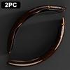 2PCS New Car Steering Wheel Cover Anti-slip Protector Shell For Porsche Panamera Cayenne Taycan 911 718 Macan Carrera-GT 928 944