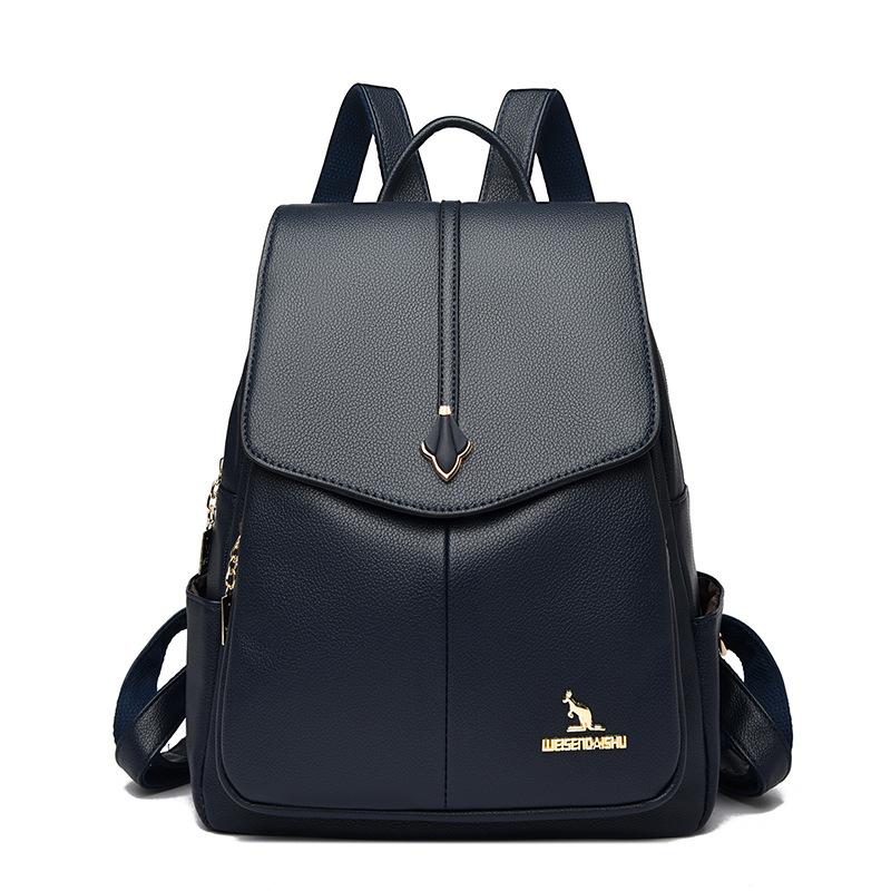 High-end Texture Schoolbag, Niche Backpack, Large Capacity Commuter Double-shoulder Bag