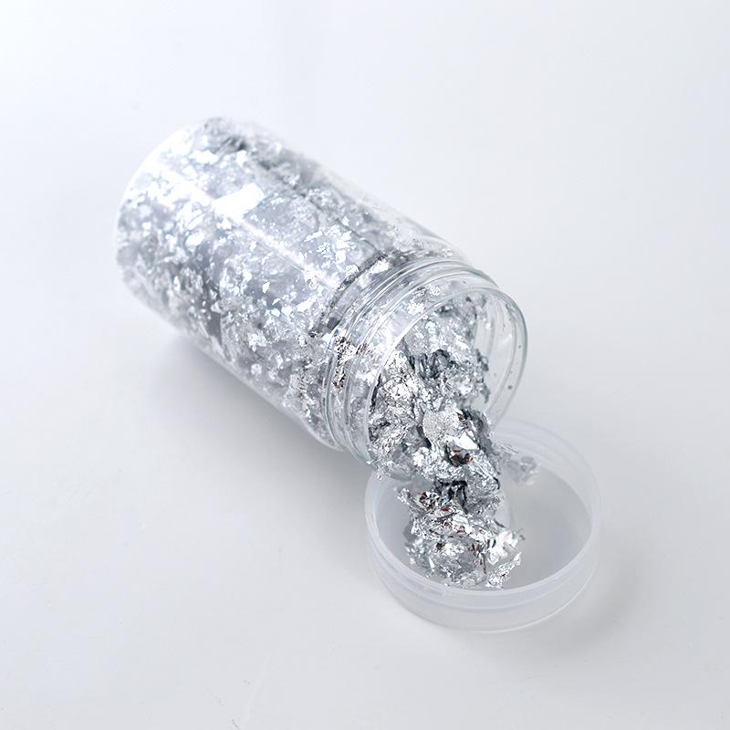 Champagne Imitation Gold & Silver DIY Epoxy Resin Fillers - Gold Leaf Paper Ornaments & Accessories Tin Foil