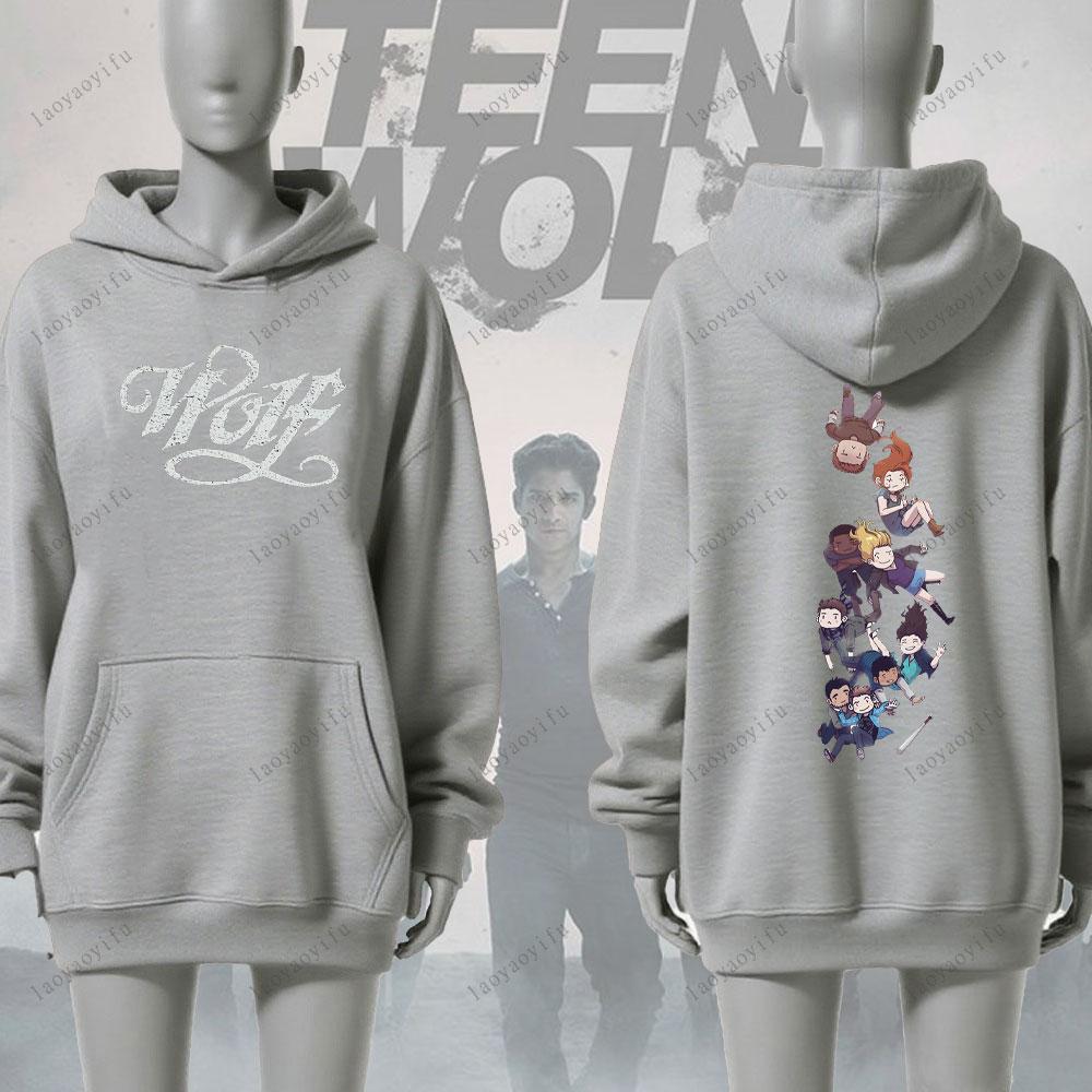Teen Wolf Hoodie Men Pullover Novelty Trending Clothes Autumn and Winter Keep Warm Tracksuit Street Fashion Sportswear