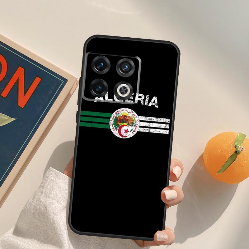 Flag Of Algeria Case For OnePlus 12R 13R 13T 10R 15 13 12 11 10T 8T Nord CE 4 3 2 Lite N20 N30 Nord 5 Cover