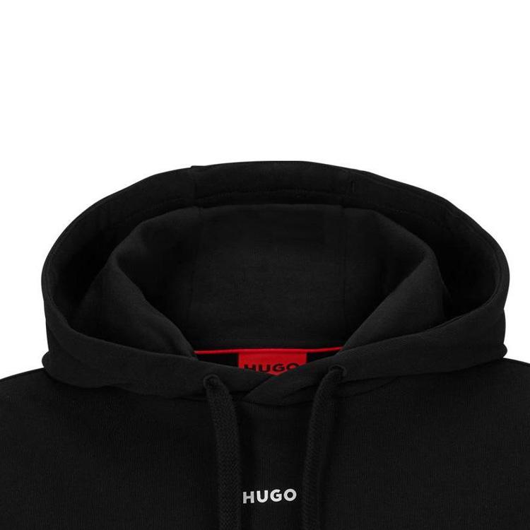 Hugo Boss Logo Printed Drawstring Hoodie 50486478-001