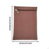 2 Pieces Sew in Pocket with Zipper,Travel,Security for Jackets Coats Sweatshirts Practical