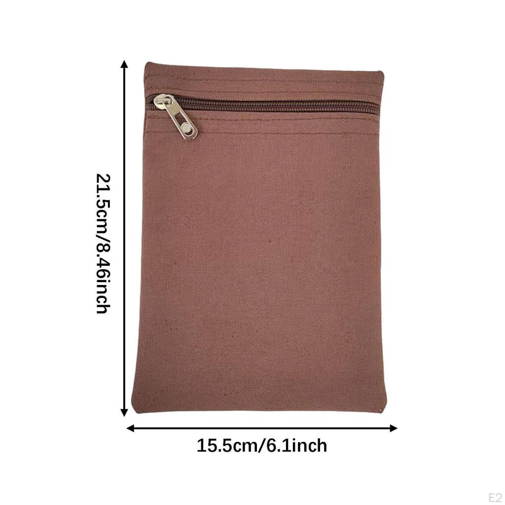 2 Pieces Sew in Pocket with Zipper,Travel,Security for Jackets Coats Sweatshirts Practical