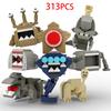 MOC Subnautica Bloop Sea Monster Building Blocks Set Deep Sea Monsters Bricks Model Toys for Kids Christmas Birthday Gifts