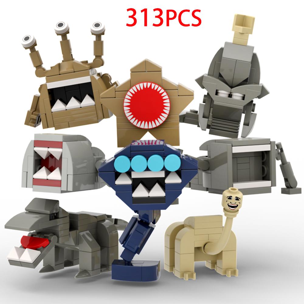MOC Subnautica Bloop Sea Monster Building Blocks Set Deep Sea Monsters Bricks Model Toys for Kids Christmas Birthday Gifts