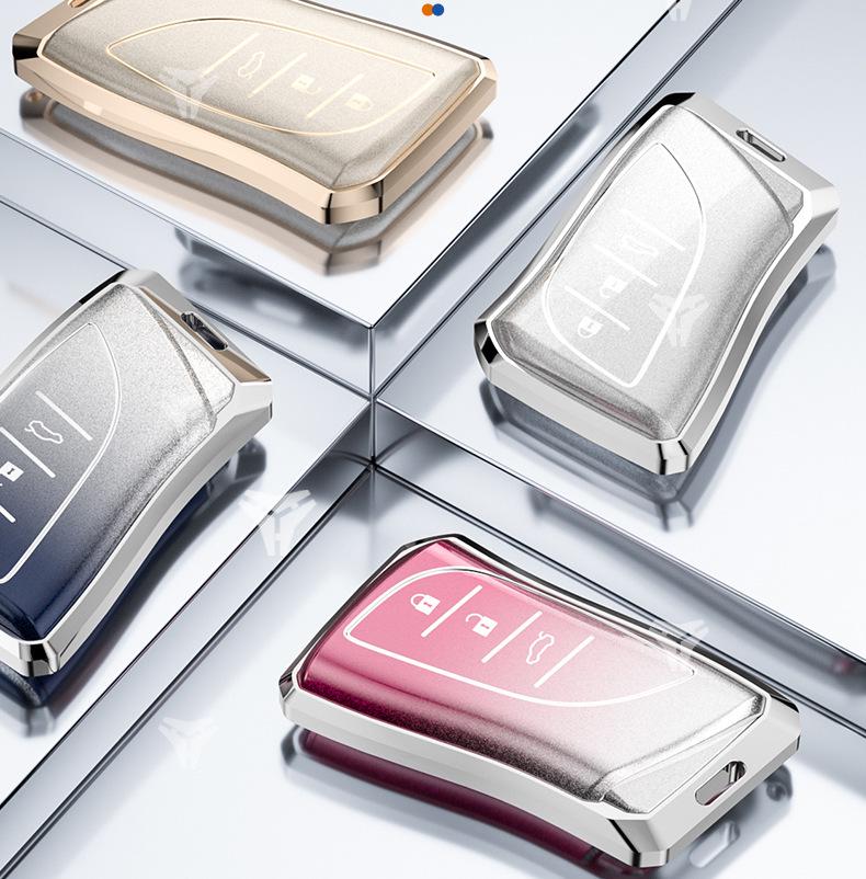 Lexus Car Key Case for ES300/EX260/RX450/LX500 - Aluminum Alloy Protective Cover