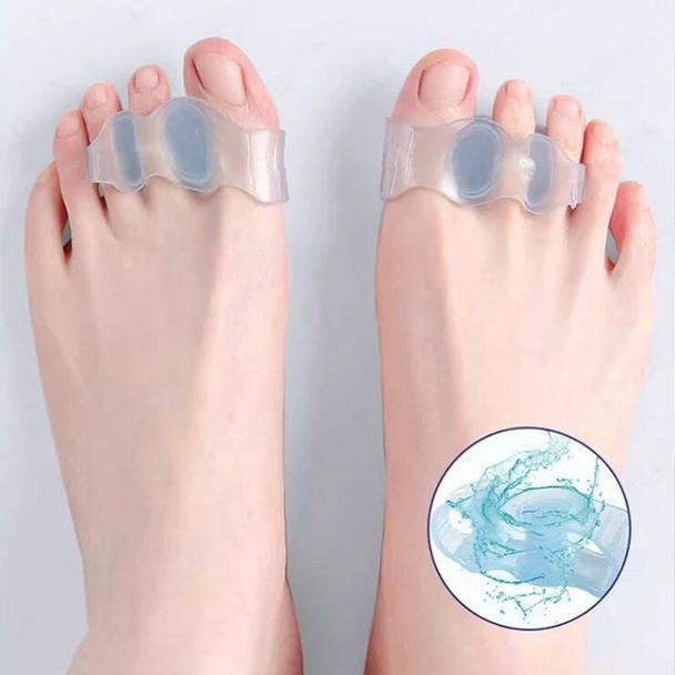 Toe Splitter Silicone Anti-wear Big Toe Separator Toe Separation Breathable Soft Elastic Foot Care
