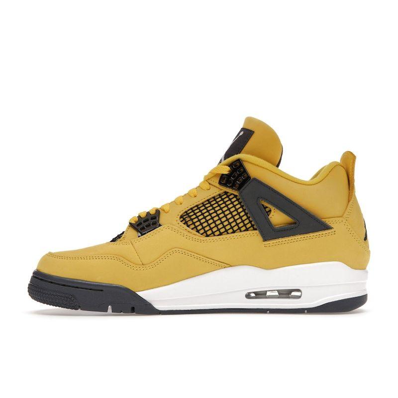 Air Jordan 4 Retro Lightning 2021 Unisex Αθλητικά Παπούτσια Κίτρινο Tour-Yellow Πολύχρωμο CT8527-700