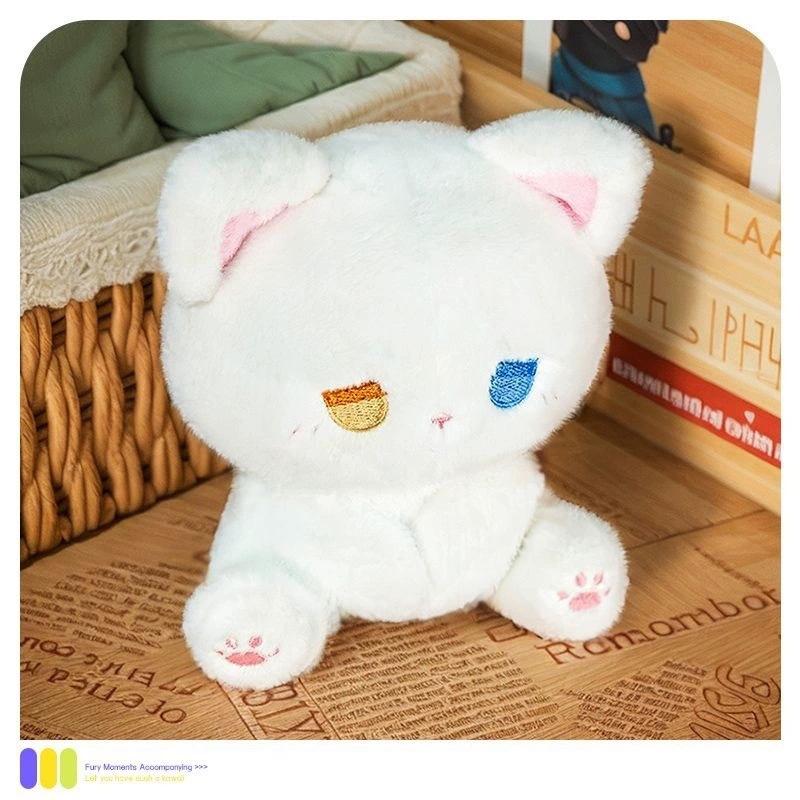 Adorable Internet Celebrity Style Dazed Cat Plush Doll - Creative Emotional Birthday Gift for Girls