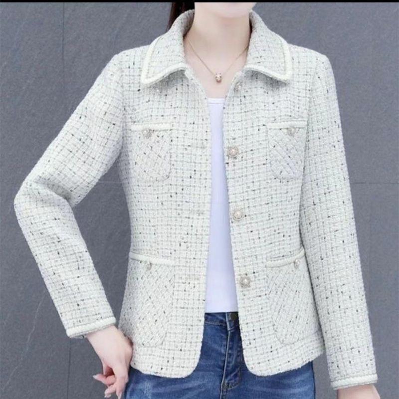 Popular Internet Celebrity Short Jacket Middle-aged Women's Casual Suit Small Person's Outer Top