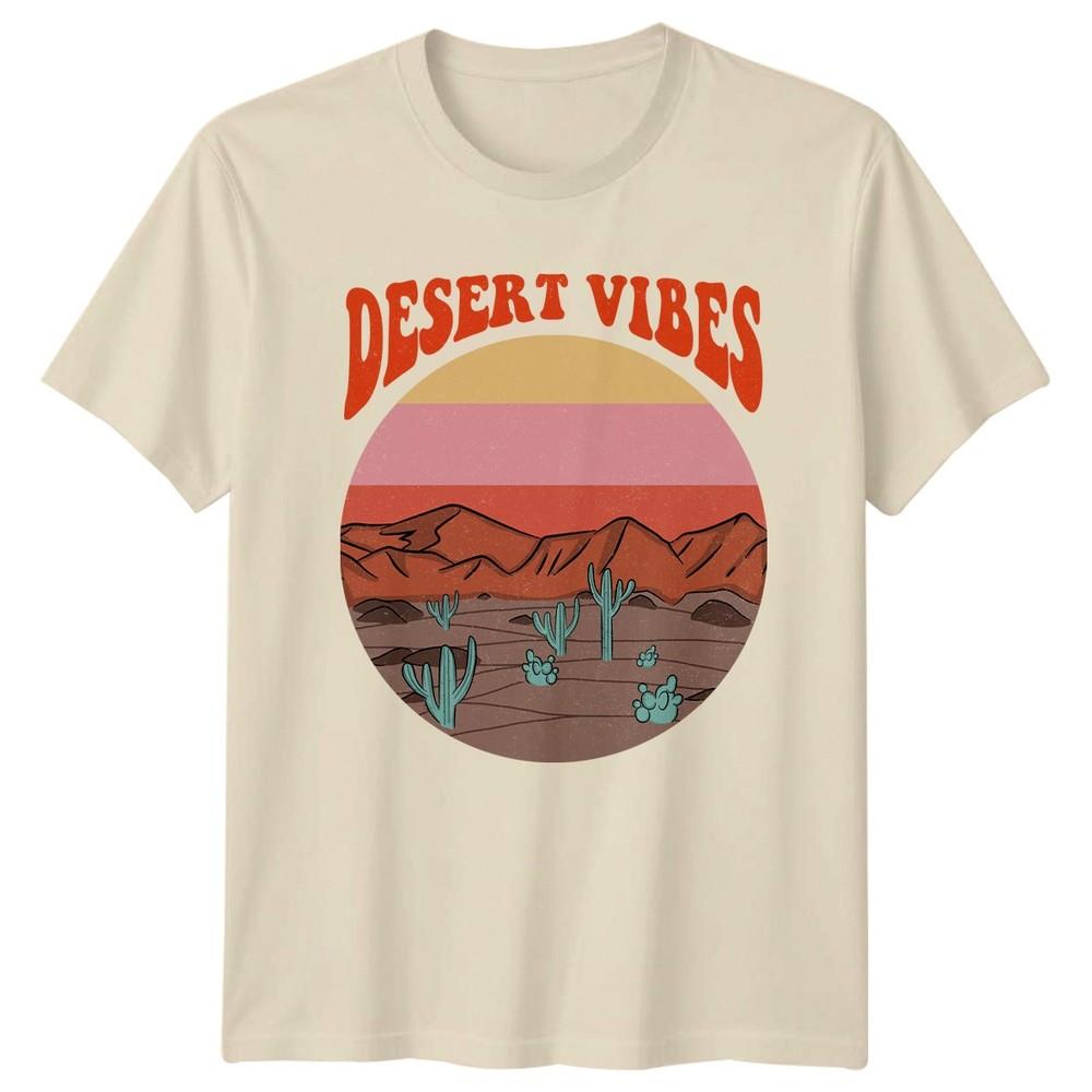 Desert Vibes TShirt Nature Landscape 2026 Birthday Gift For Him And Her