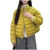 Turtle back ribs women's short stand-up collar down jacket women's new duck down women's clothing Korean version loose winter HD