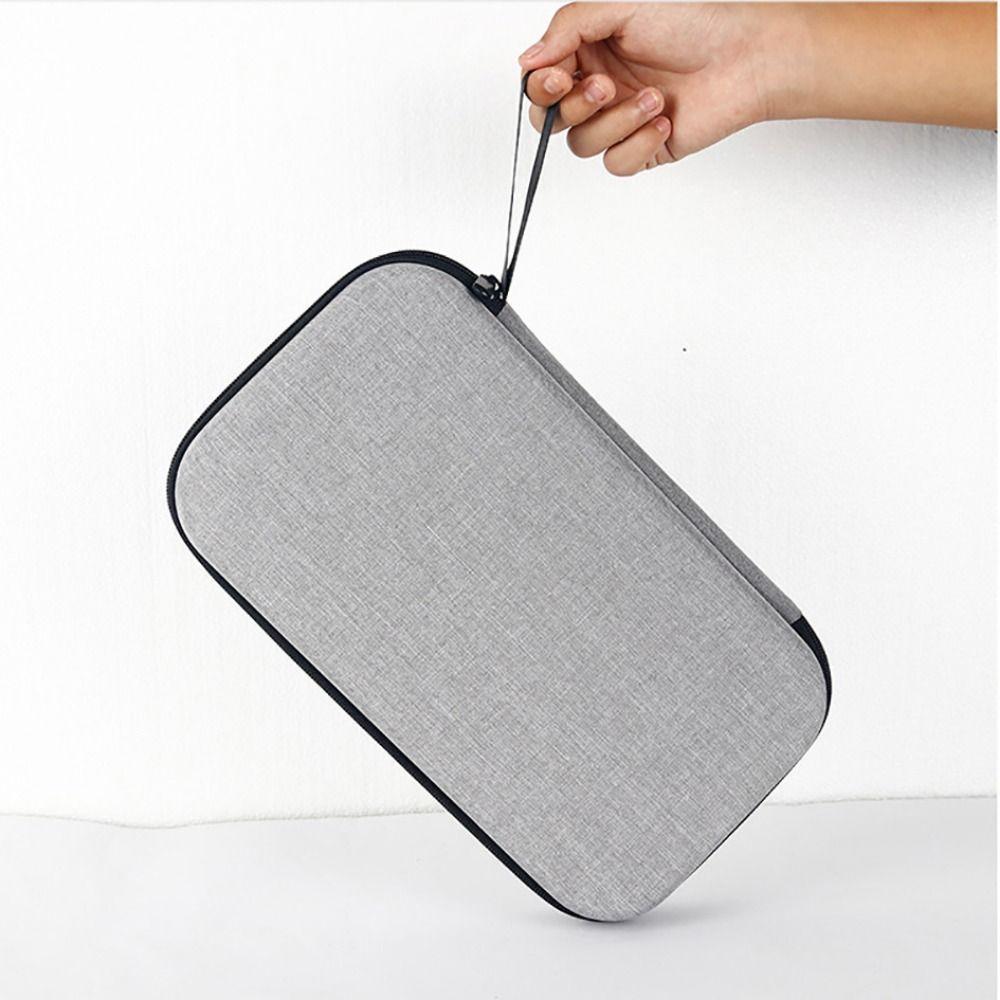 EVA Ping Pong Paddle Case Black Grey Hard Shell Storage Bag  Ping Pong Paddle