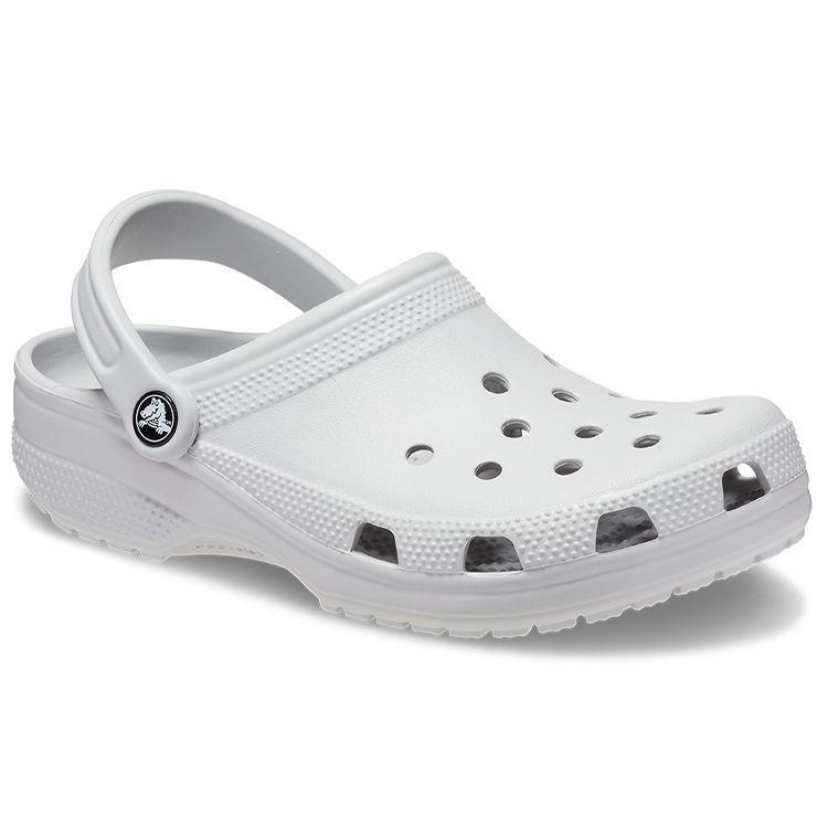 Crocs Classic Clog Unisex Atmosphere Gray EVA 2cm Breathable Outdoor Sports Sandals 10001-1FT