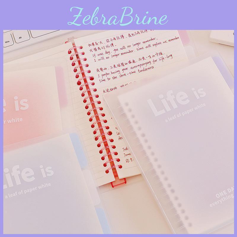 Frosted Binder Notebook 2026 A5b5 Dreamy Colorful Simple Style Planner
