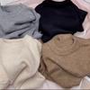 Fashion Solid Long Sleeve Women's Sweaters Autumn and Winter Retro Pullovers Knitted Sweater Ladies Elegant Round Neck Soft Warm Jumpers Tops 25563