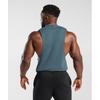 Gymshark React Drop Arm Tank Denim Teal A2a8o Tbj1