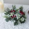 Kranz Kerzenhalter Kerzen Girlande Mittelstück Dekoration, Weihnachts Adventskranz Exquisite Künstliche Kerzenringe Kränze
