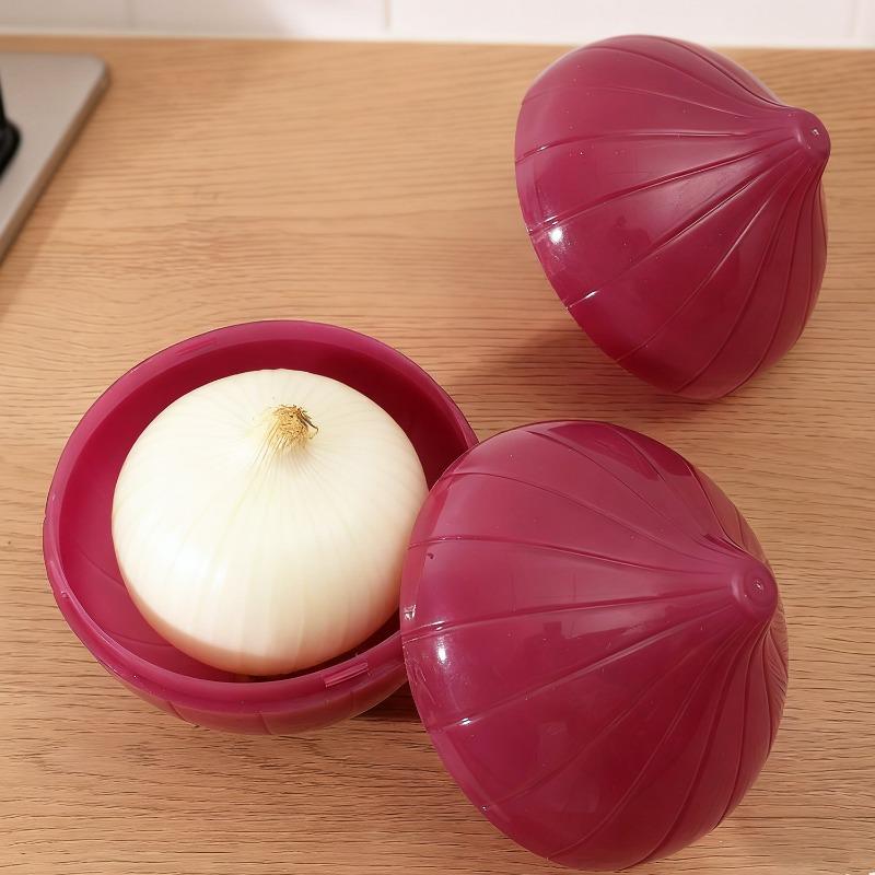 5-1Pcs Sealed Creative Organizer Onion Garlic Green Pepper Fresh Crisper Kitchen Fruits Vegetables Preservation Storage Boxes