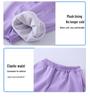 Kids' Autumn/Winter Hoodie & Sweatpants Set: Fleece-Lined Pullover for Boys & Girls