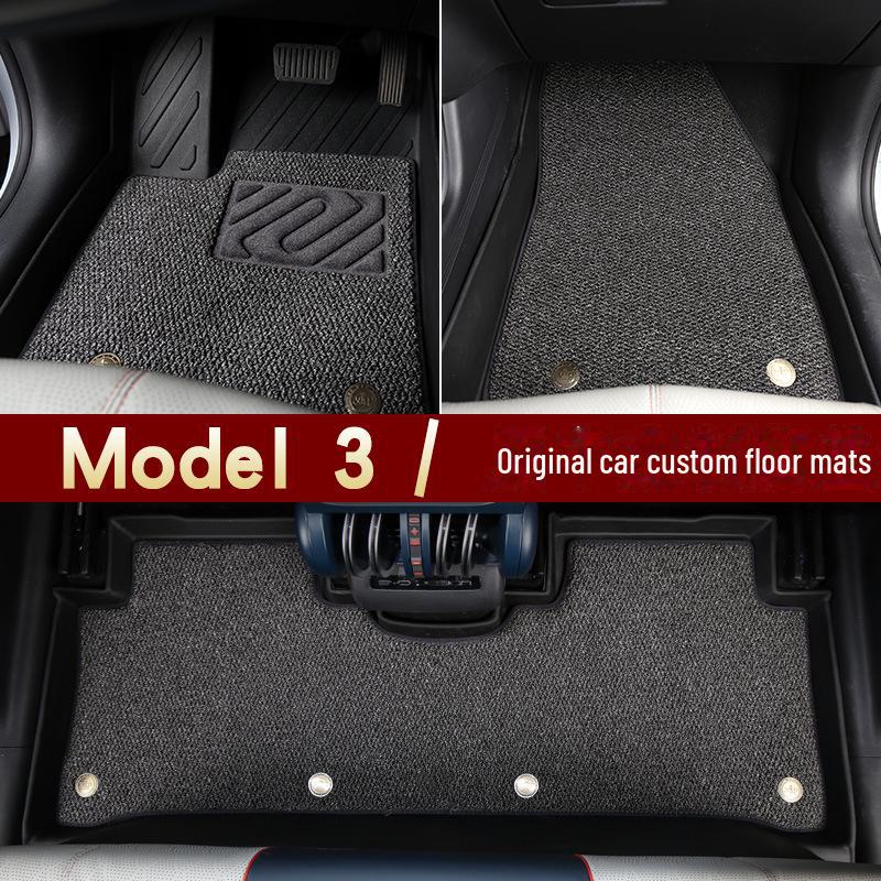 Tapete de assoalho e porta-malas TPE para Tesla Model 3 - Acessórios para modificação de interior