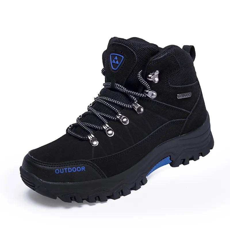 Moto Shoes Men Winter Boots Warm Sneakers Outdoor Casual Shoes Waterproof Lace-up Shoes Thick Bottom Footwear Boots Men