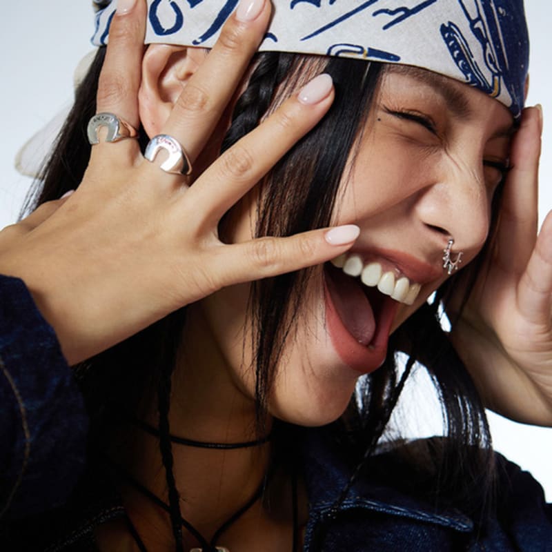 NIMBUS Horseshoe Ring (M)