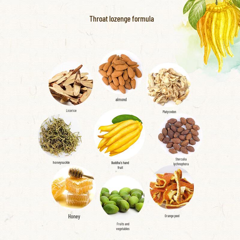Jigong Houbao Premium Buddha's Hand Throat Lozenges