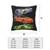 Movie Fast And Furious Brian O'Connor 2 Pcs Square Pillowcase Pillow Cover Cushion Zip Decorative Comfort Throw Pillow For Home