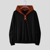 INCERUN S-5XL Men Casual Long Sleeve Stitching Hooded Pullovers Sweatshirts Hoodies