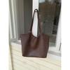 Retro Large Capacity Bag for Women's Bag New Trendy Korean Version of Versatile Tote Bag Fashionable One-shoulder Work Commuting Bag