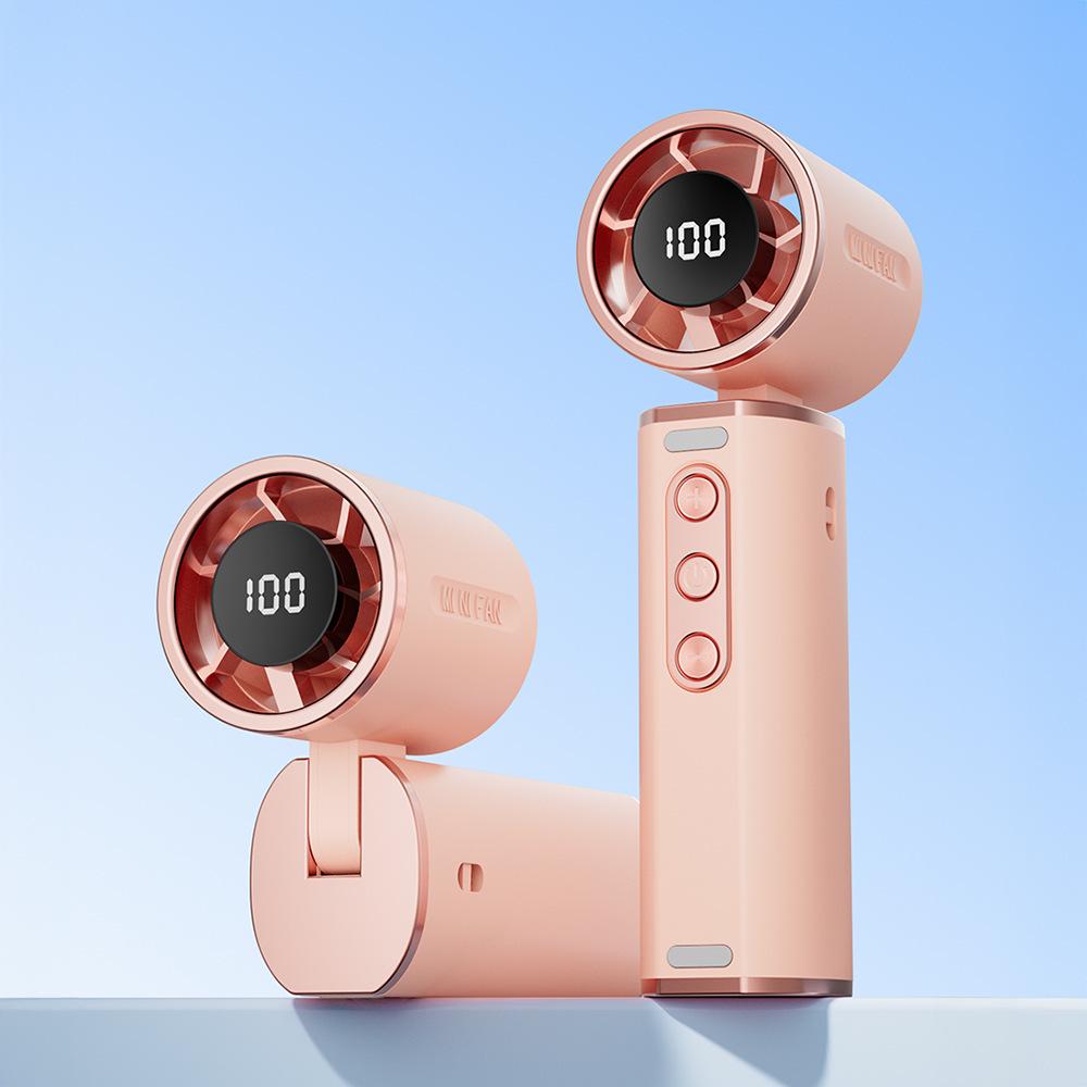 

2026 Foldable Mini Handheld Cooling Fan - Hot Selling Innovation 128x39x44 mm розовый
