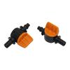 20Pcs 6Mm To Barbed 4/7Mm Interface Miniature Valves Waterstop Hose End Connectors Switch Coupling Garden irrigation Hose Valve