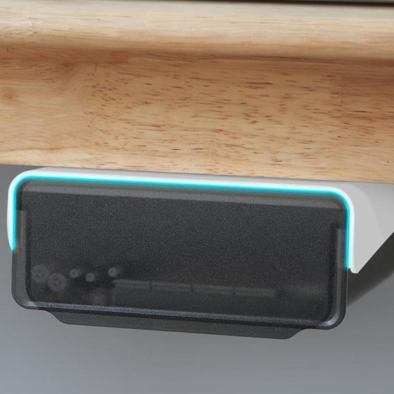 Durable Plastic Concealed Drawer Storage Box Under Desk with Strong Adhesive Drillless Installation for Space Saving Organization of Stationery and
