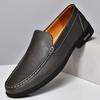 Fashion Men's Leather Shoes Slip on Dress Shoes Office Loafers Wedding Party Mocasines Plus Size Casual Shoe Luxury Business Men Shoes