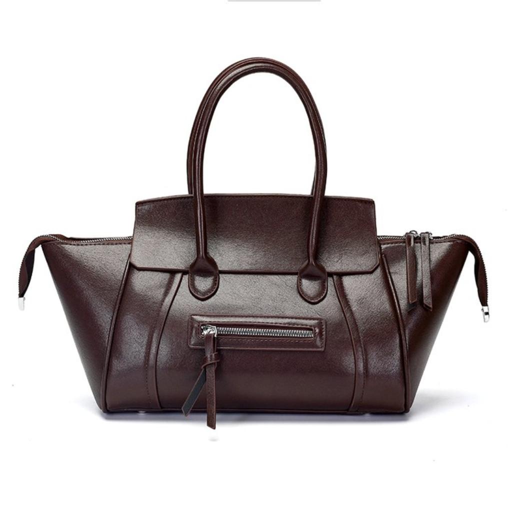 Xeie Thuk Shoulder Bag Women Faux Leather Multi Compartment Office Daily