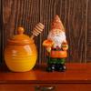 Grenzüberschreitendes Honigfest Sonnenblumen-Imker-Gnom-Ornament Figur
