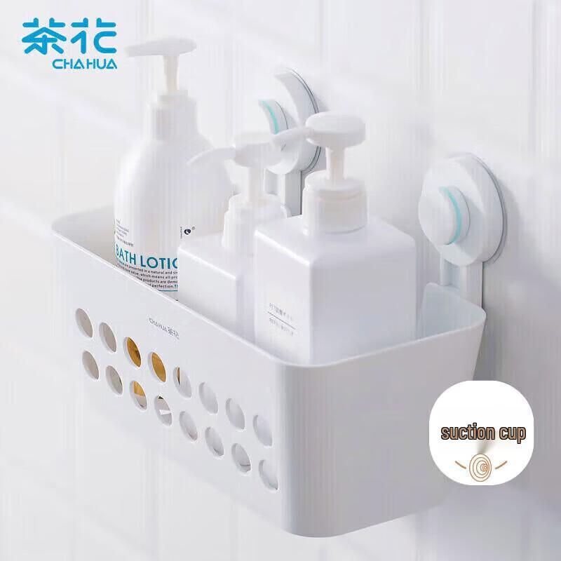 Chahua No-Drill Wall-Mounted Bathroom Storage Shelf