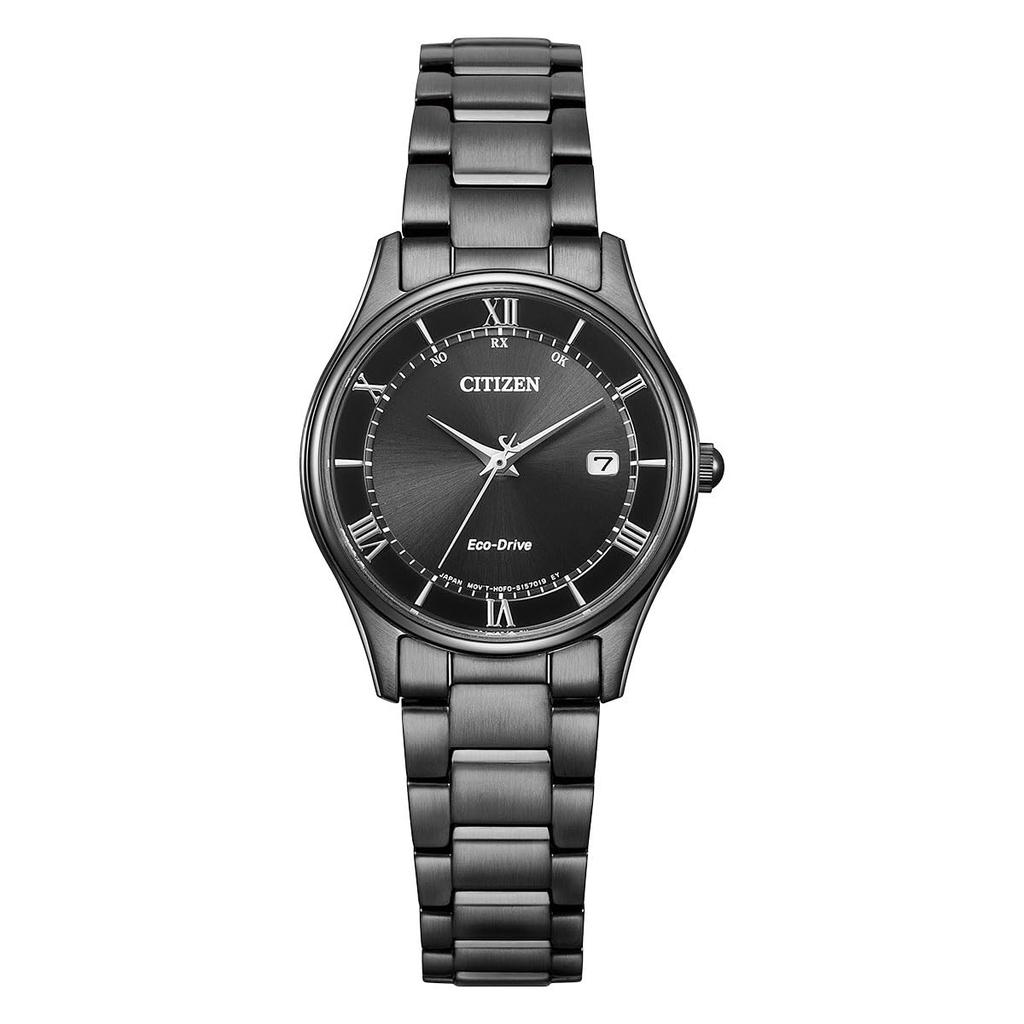 Citizen Collection Night Color Edition Black ES0004-51E Women's Watch, Light-Powered Eco-Drive Radio-Controlled, Waterproof,