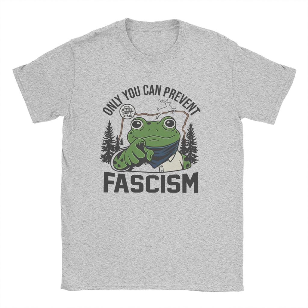 Casual T-Shirt Summer Portland Frog Resist Hip Hop T-Shirts Cotton Tee Shirt for Adult Y2K Basic Pattern Short Sleeve Clothing