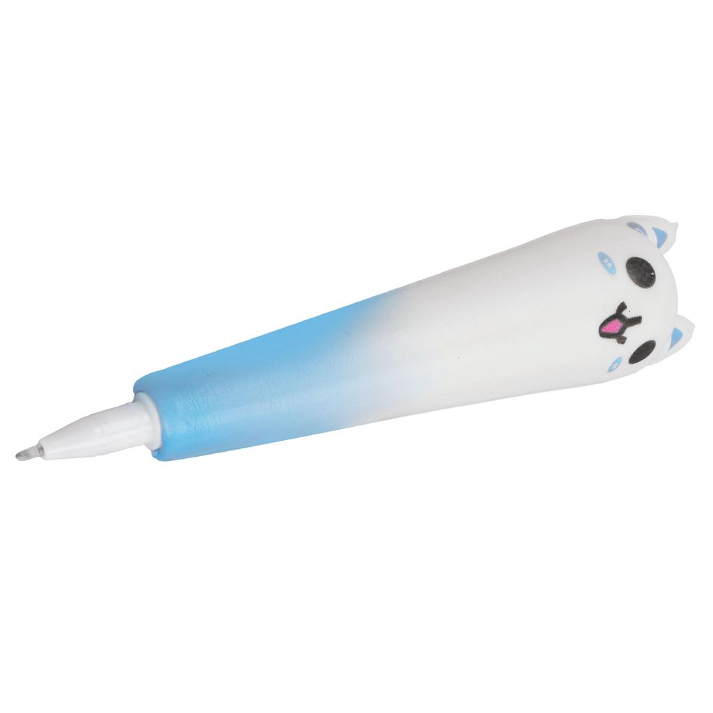 Dekompresní pero Roztomilé Inovativní Pero pro uvolnění tlaku Hračka pro Domov Kancelář Školu Modrá Kočka