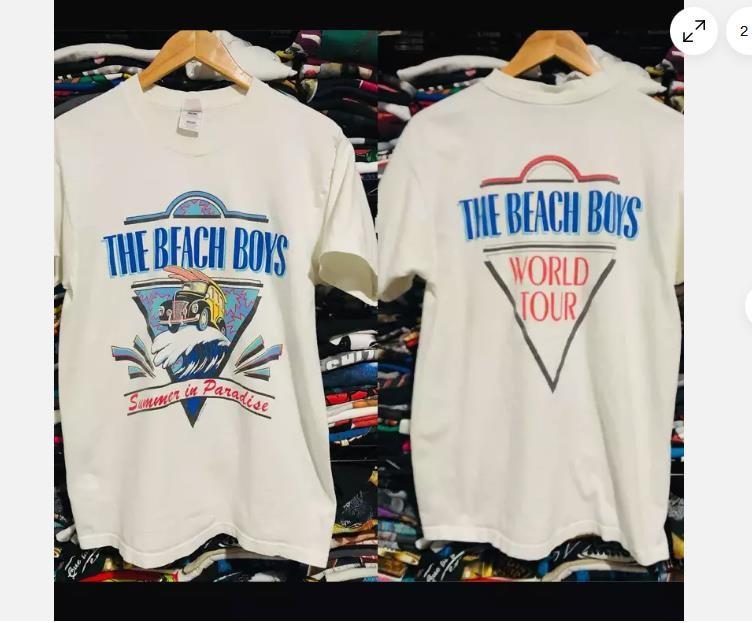 Vintage 1992 The Beach Boys Summer t shirt 2 sided full size Unisex t shirt