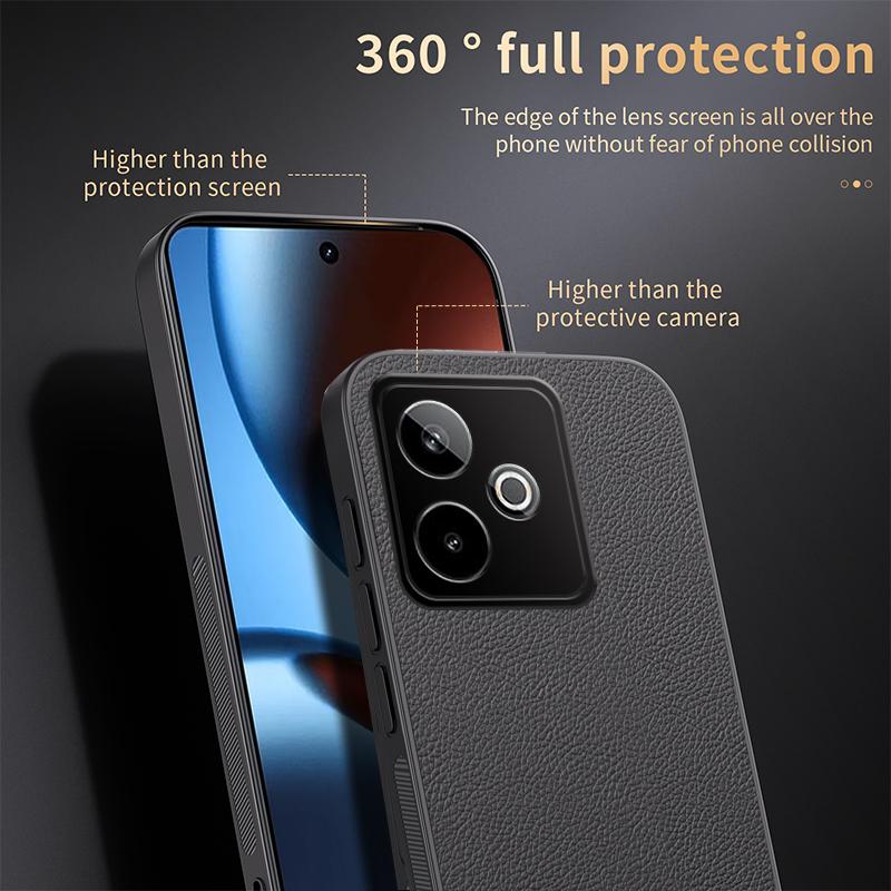 Luxury Business Leather Soft Frame Magnetic Cover For Realme GT 7 GT7 GT 7T GT7T RealmeGT7 5G Phone Cases Capa