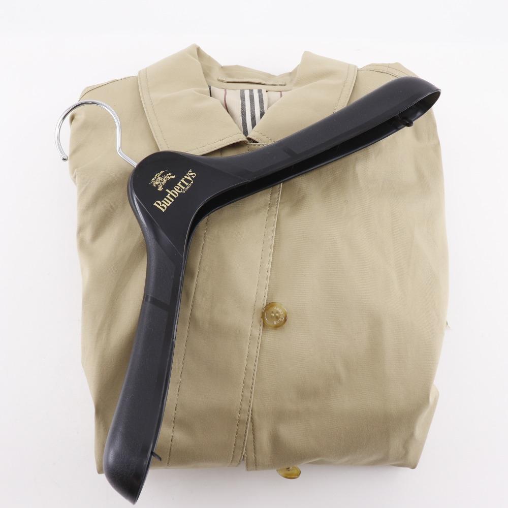 Burberry Stainless Collar Coat FDC32-202-40 Stripe Beige cotton/Polyurethane Women Used