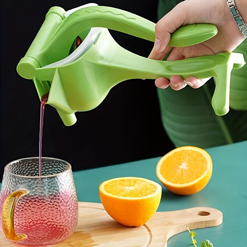 1pc Green Multifunctional Juicer Handheld Non-electric Lemon Squeezer Fruit Vegetable Small Juicer Manual Juicer