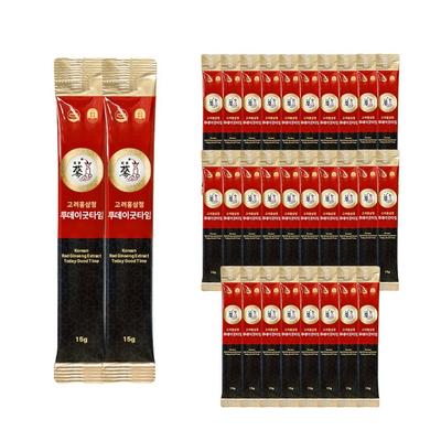 Pungnyeonbogam Goryeo Red Ginseng Extract Today Good Time Red Ginseng Sticks Bulk Packaging 15g 60 Pcs