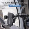 Universal Pillar Grab Handle Phone Mount Adjustable Car Truck Holder for Pickup Excavator Loader Heavy Duty Support Bracket
