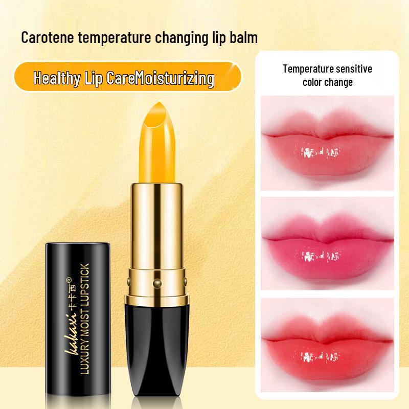 Kakashi Color-Changing Carrot Lip Balm - Moisturizing, Hydrating, Anti-Chapping Lipstick