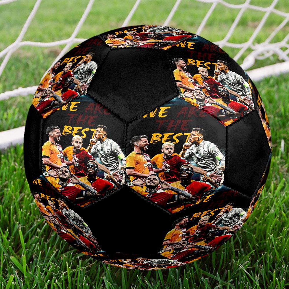 1pc Galatasaray SK Soccer Ball Size 5 Indoor Soccer Ball Fashion Colorful Backyard Game - Great For Sports Fans Gift HE10